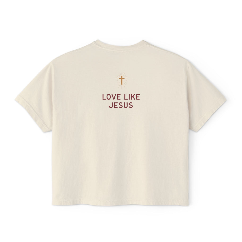 "Love Like Jesus" Women's boxy shirt