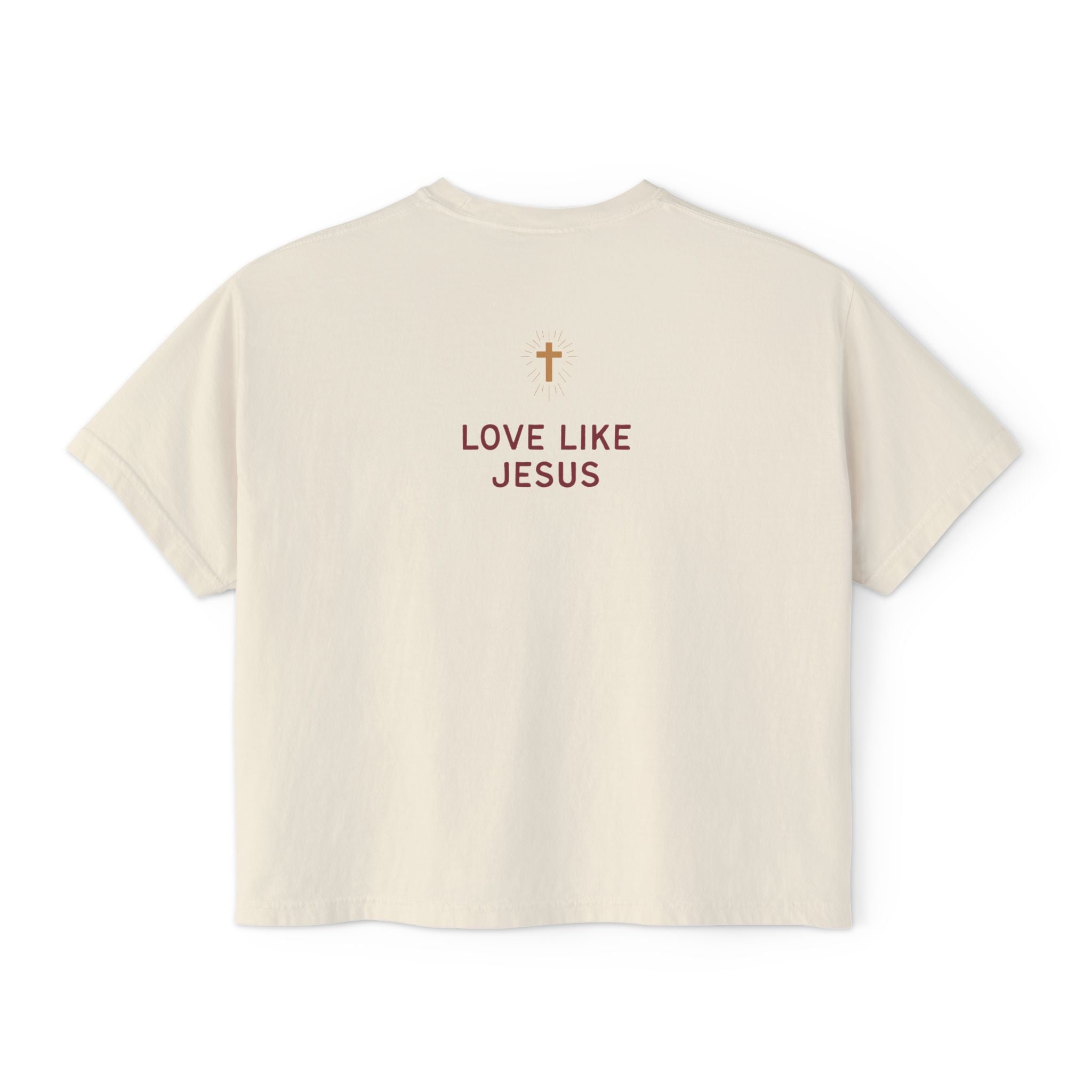 "Love Like Jesus" Women's boxy shirt
