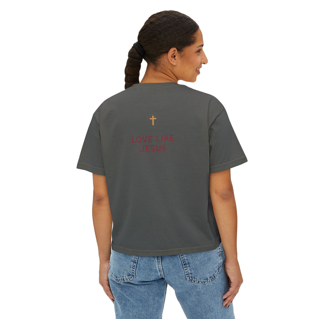 "Love Like Jesus" Women's boxy shirt
