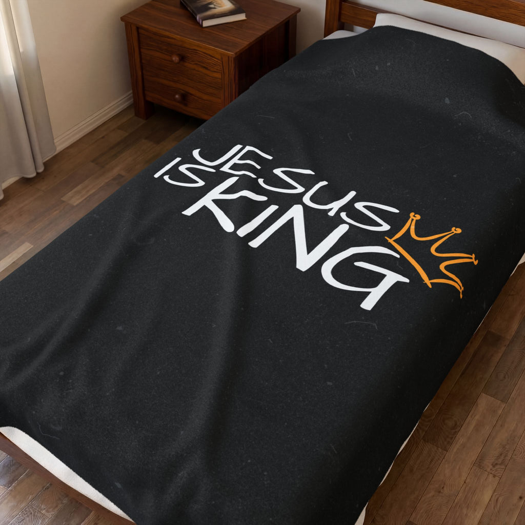 Jesus is king Blanket