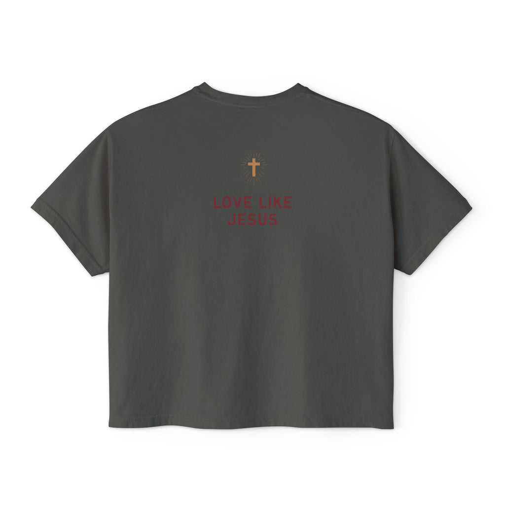 "Love Like Jesus" Women's boxy shirt