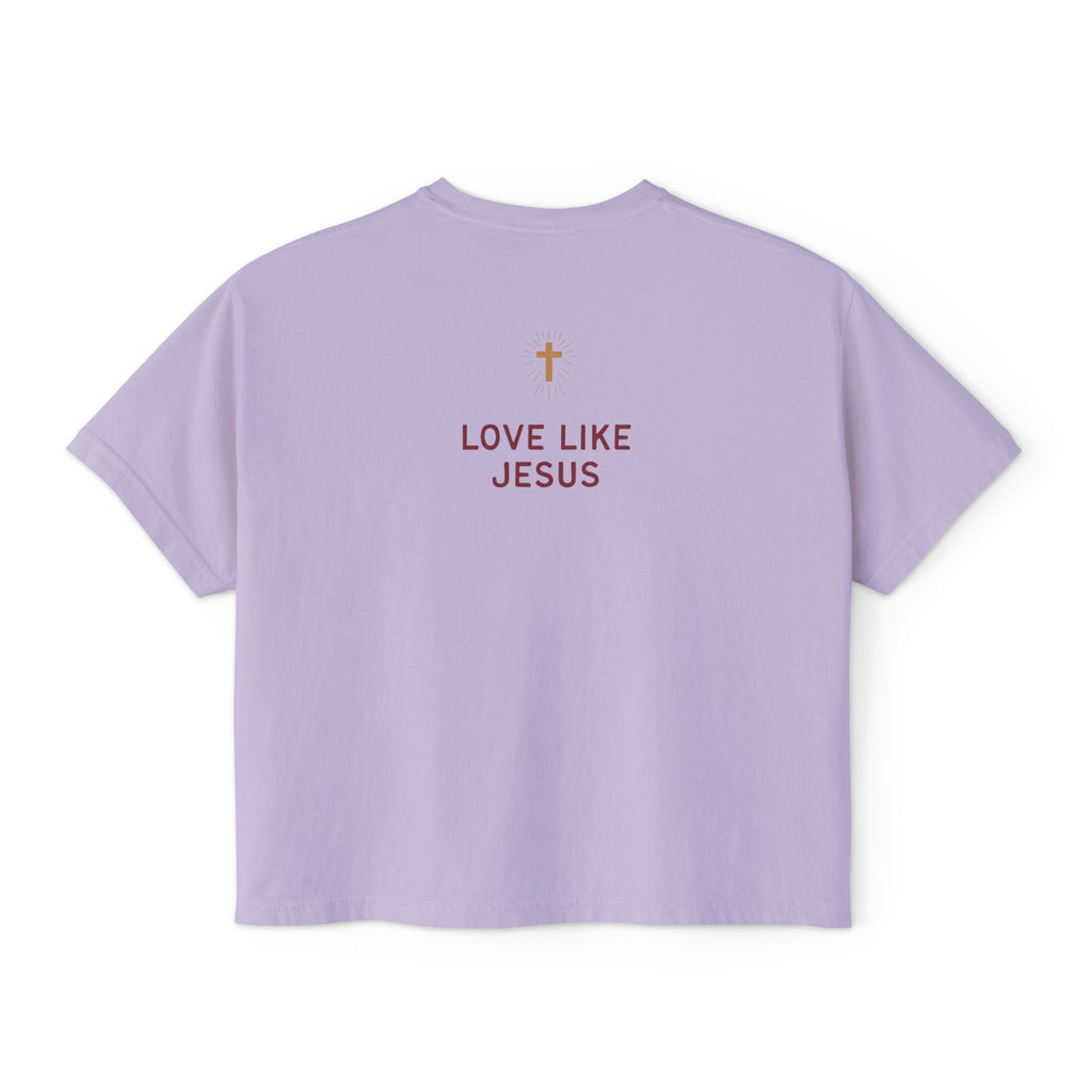 "Love Like Jesus" Women's boxy shirt