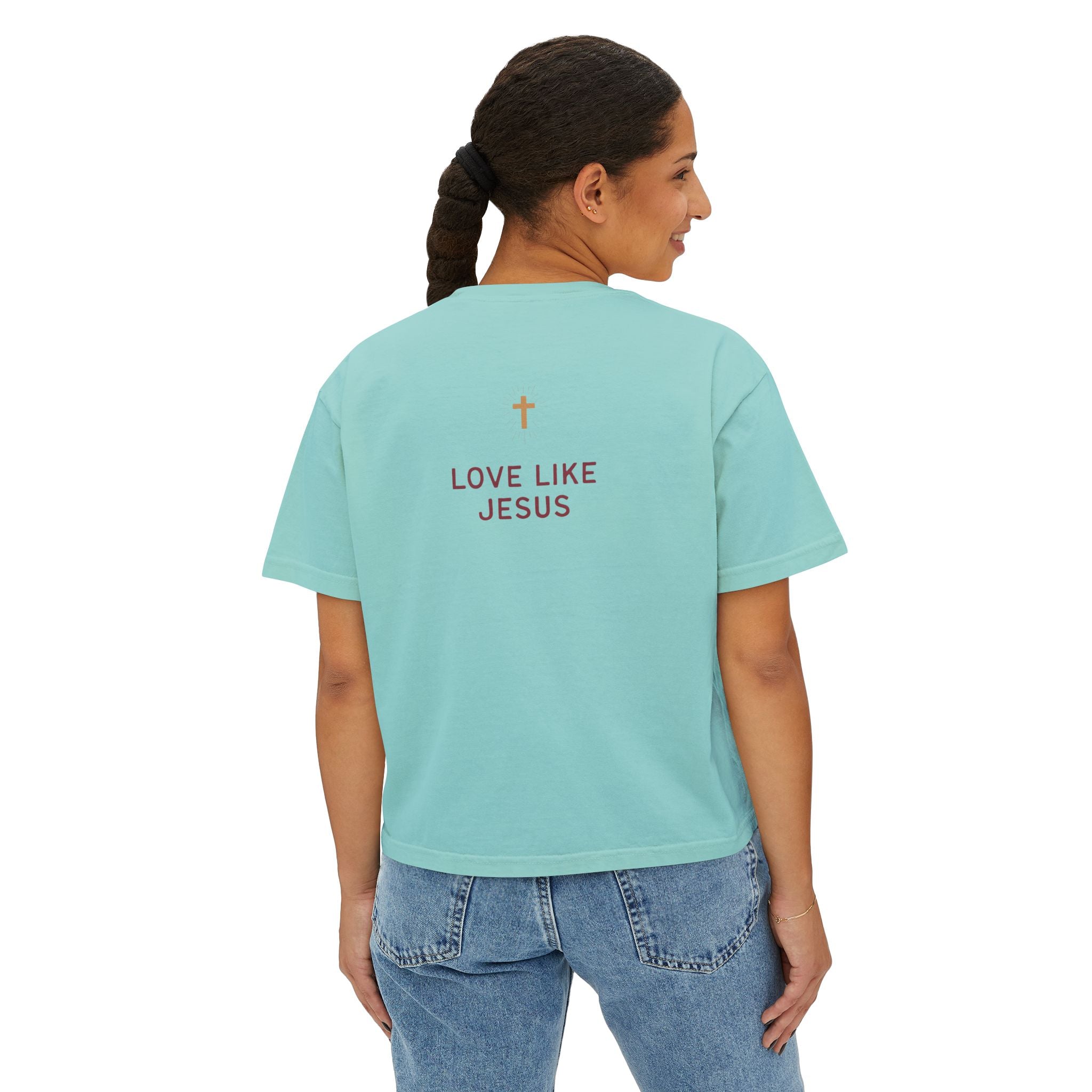 "Love Like Jesus" Women's boxy shirt